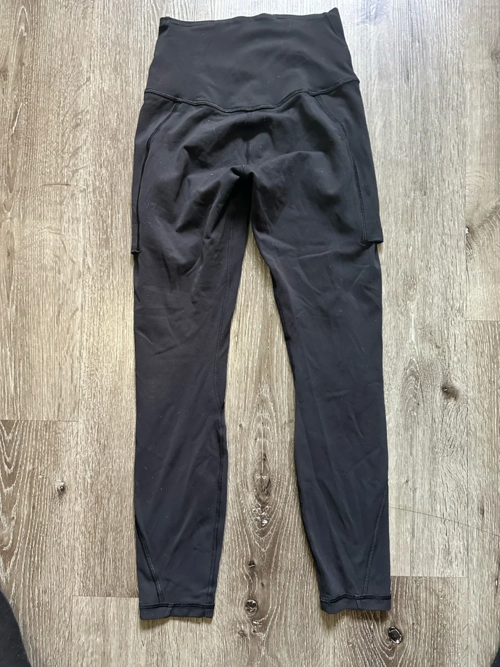 lululemon athletica Black High-Rise Leggings with Side Pockets